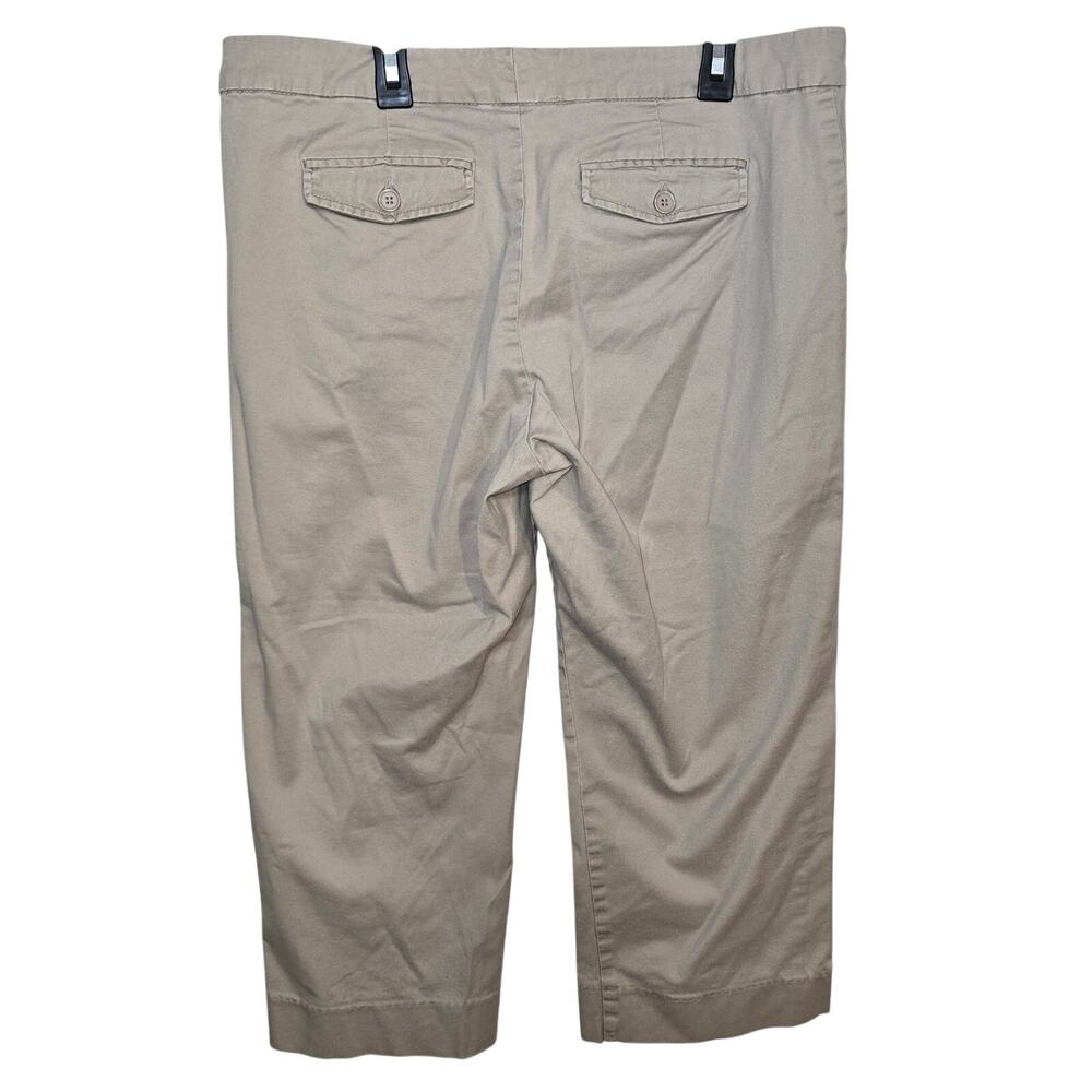 The Limited Cassidy Fit Khaki Capri Pants Womens Size 8 - Picture 2 of 8